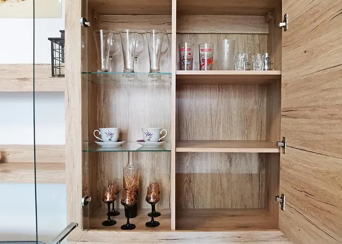 светлая новая студия в Apartment Primorsko