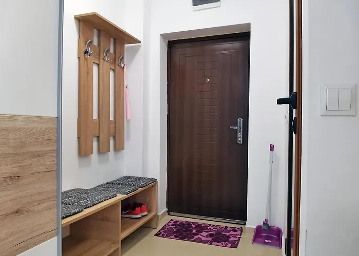 светлая новая студия в Apartment Primorsko