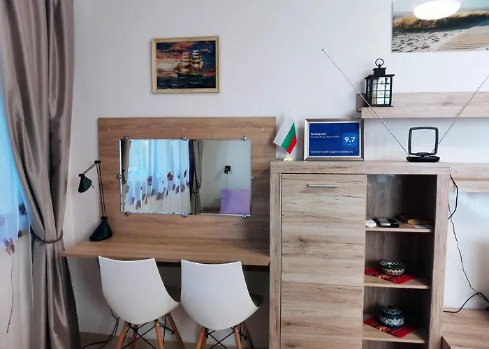 светлая новая студия в Apartman